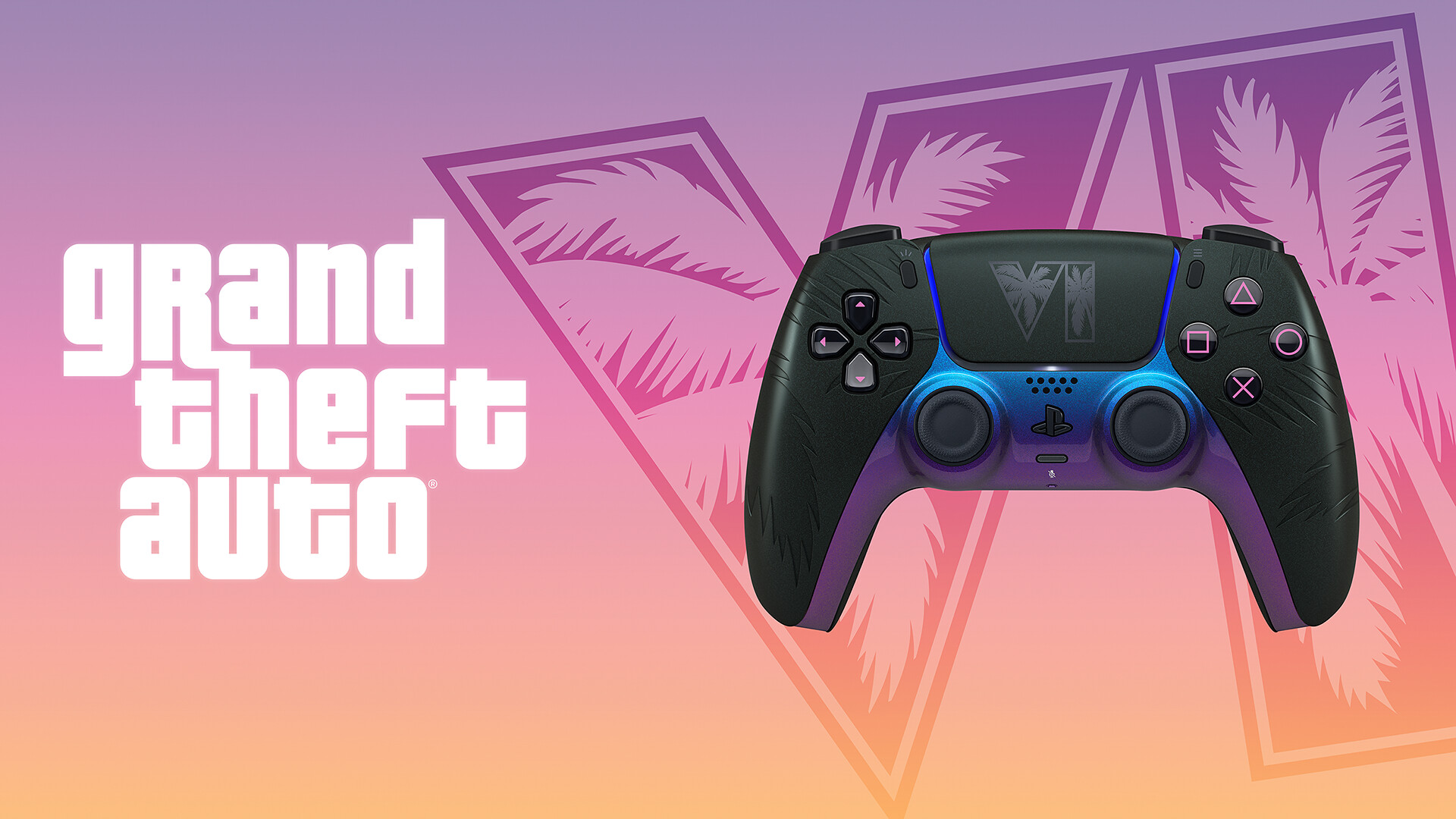 DualSense Grand Theft Auto VI · Black edition photograph