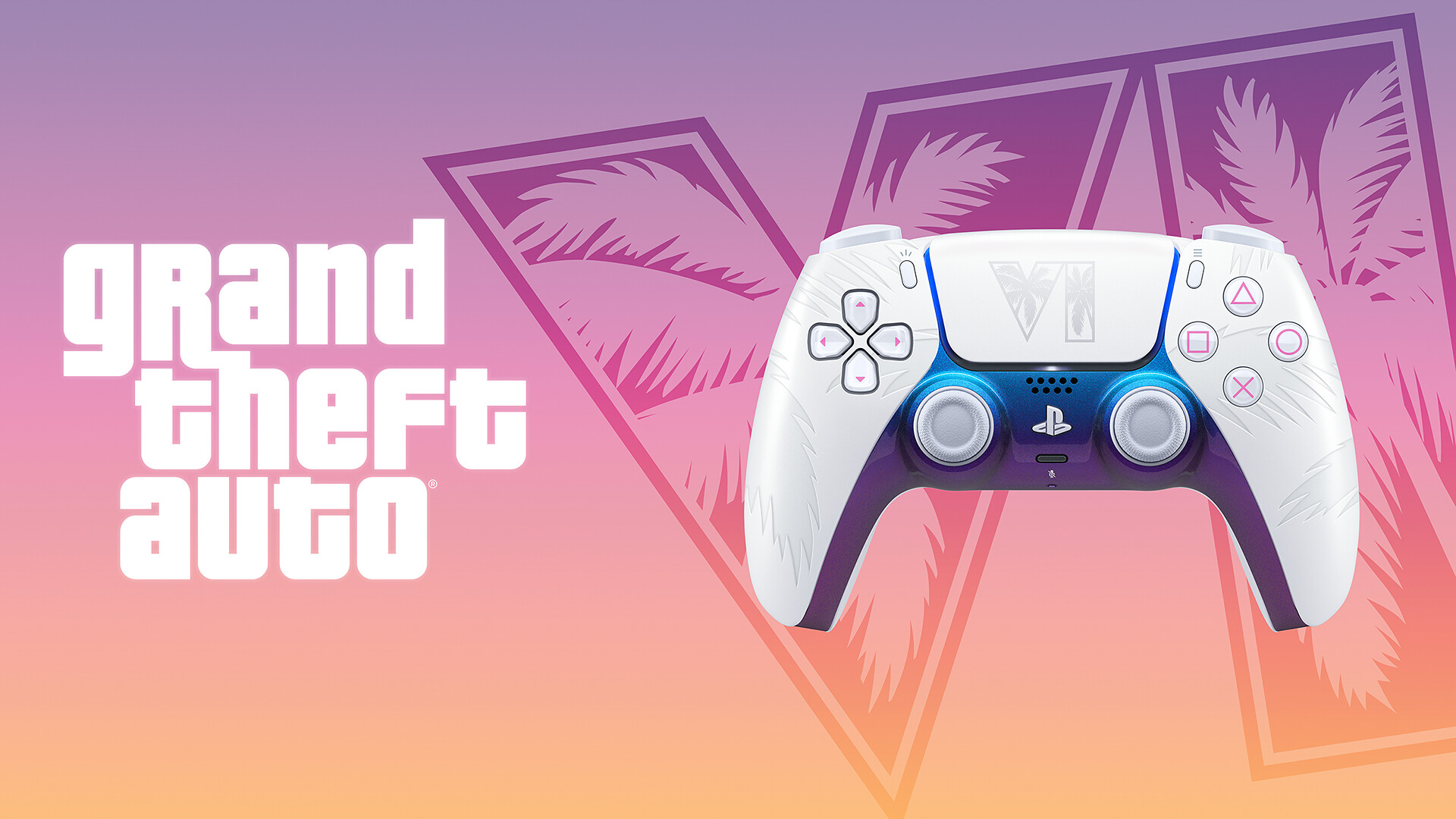 DualSense Grand Theft Auto VI · White edition photograph
