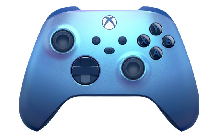 Xbox Wireless Controller Aqua Shift edition photograph