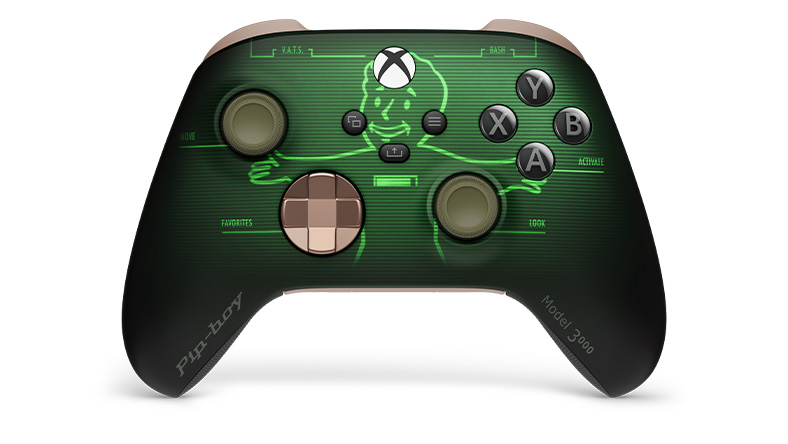 Xbox Wireless Controller Fallout Pip-Boy edition photograph