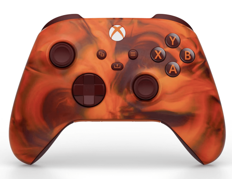 Xbox Wireless Controller Fire Vapor edition photograph