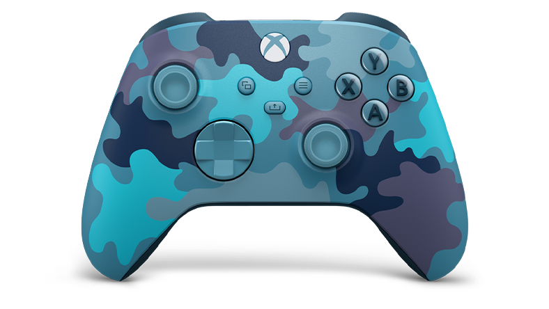 Xbox Wireless Controller Mineral Camo edition photograph