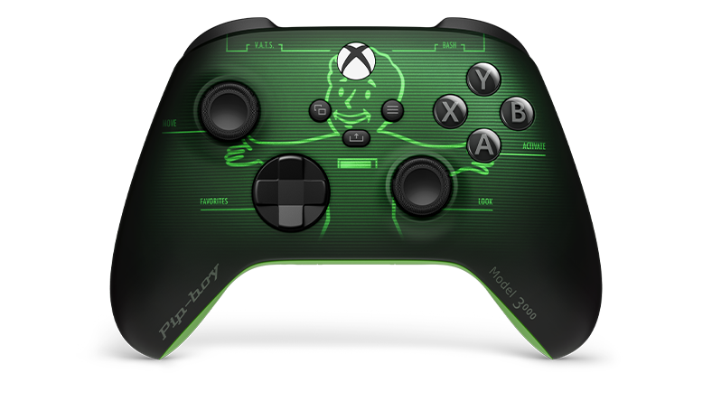Xbox Wireless Controller Fallout Pip-Boy edition photograph