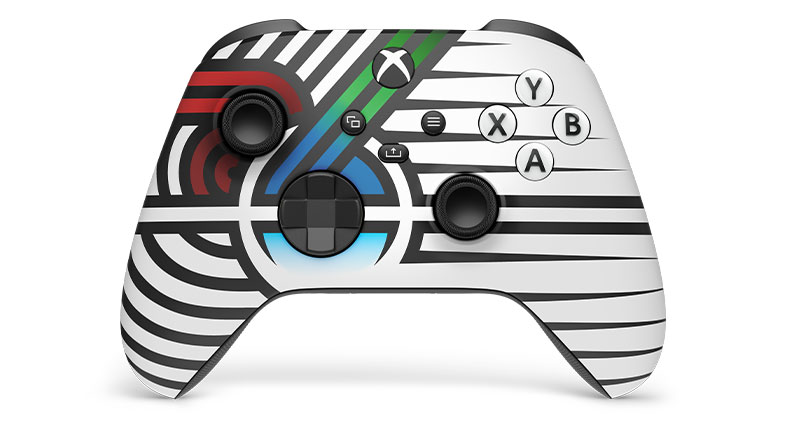Xbox Wireless Controller Team Spirit Limited Edition with XBOX Design Lab edition photograph